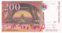 France 200 Francs - Gustave Eiffel - Tour Eiffel - 1999 - Lettre R - F.75.05