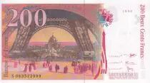 France 200 Francs - Gustave Eiffel - Tour Eiffel - 1999 - Lettre S - F.75.05