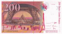 France 200 Francs - Gustave Eiffel - Tour Eiffel - 1999 - Lettre S - F.75.05