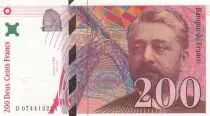 France 200 Francs - Gustave Eiffel - Tour Eiffel - 1999 - Serial D.074