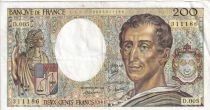 France 200 Francs - Montesquieu - 1981 - D.005