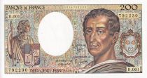 France 200 Francs - Montesquieu - 1981 - Serial R.001 - P.155