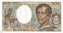 France 200 Francs - Montesquieu - 1981 - S&eacute;rie V.007
