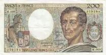 France 200 Francs - Montesquieu - 1982 - S&eacute;rie M.009