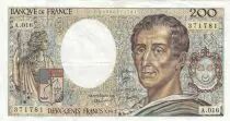 France 200 Francs - Montesquieu - 1983 - S&eacute;rie A.016 - F.70.03