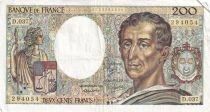 France 200 Francs - Montesquieu - 1985 - D.037