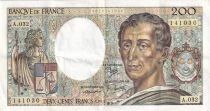 France 200 Francs - Montesquieu - 1985 - Serial A.032