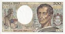 France 200 Francs - Montesquieu - 1985 - S&eacute;rie R.027 - F.70.05