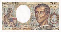 France 200 Francs - Montesquieu - 1986 - Serial M.043 - P.155