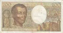 France 200 Francs - Montesquieu - 1986 - S&eacute;rie M.043