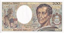 France 200 Francs - Montesquieu - 1987 - Série X.055 - F.70.07
