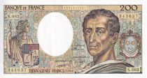 France 200 Francs - Montesquieu - 1988 - Serial N.062 - P.155