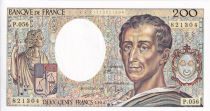 France 200 Francs - Montesquieu - 1988 - Serial P.056 - P.155