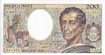 France 200 Francs - Montesquieu - 1988 - Serial P.056 - P.155
