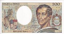 France 200 Francs - Montesquieu - 1988 - Serial P.058 - P.155