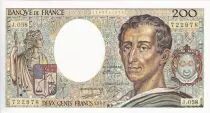 France 200 Francs - Montesquieu - 1988 - S&eacute;rie J.058 - F.70.08