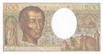 France 200 Francs - Montesquieu - 1989 - Serial E.076 - F.70.09