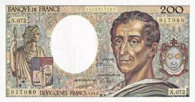 France 200 Francs - Montesquieu - 1989 - S�rie N.072 - F.70.09