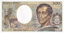 France 200 Francs - Montesquieu - 1989 - Série N.072 - F.70.09