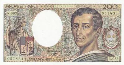 France 200 Francs - Montesquieu - 1990 - Serial R.083