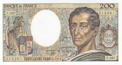 France 200 Francs - Montesquieu - 1991 - S�rie F.087