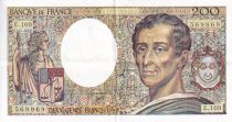 France 200 Francs - Montesquieu - 1992 - Serial E.109 - P.155
