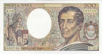 France 200 Francs - Montesquieu - 1992 - Serial R.135