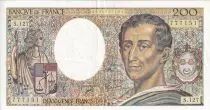 France 200 Francs - Montesquieu - 1992 - Serial S.127 - P.155
