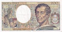 France 200 Francs - Montesquieu - 1992 - Serial U.101 - P.155
