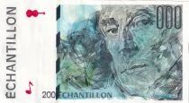 France 200 Francs - Ravel - Type Eiffel - Echantillon - 1992-2001