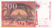 France 200 Francs Gustave Eiffel 1999 - Tour Eiffel - Série H