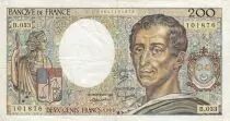 France 200 Francs Montesquieu 1985 - Serial B.033