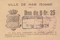 France 25 cent. Ham