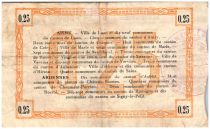France 25 cent. Laon Régional - 1915