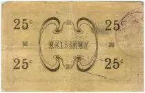 France 25 cent. Maissemy City - 1915