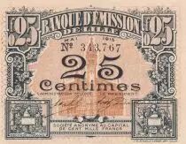 France 25 Centimes - Banque d\'émission - Lille - 05-1915