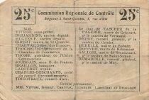 France 25 Centimes - Bon R&eacute;gional Unifi&eacute; - Commune d\'Essigny-le-Grand