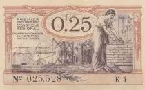 France 25 centimes - Chambre de Commerce Nord et Pas-de-Calais - S&eacute;rie K.4