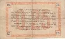 France 25 Centimes - Laon - Bon R&eacute;gional - 19-09-1915 - Quatri&egrave;me s&eacute;rie