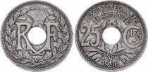 France 25 Centimes,  Monogram RF - 1916 - AU