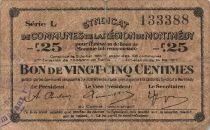 France 25 Centimes - Montmedy Region - 24-05-1917