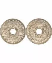 France 25 Centimes - Type Lindauer - France 1917-1937