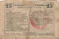 France 25 Centimes - Unified Regional Bill - City of Beaurevoir