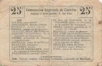 France 25 Centimes - Unified Regional Bill - City of Fresnoy-le-Grand