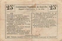 France 25 Centimes - Unified Regional Bill - City of Serain