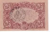 France 25 Centimes - Ville de Lille - Bon communal - 31-07-1917 - Série Y 22