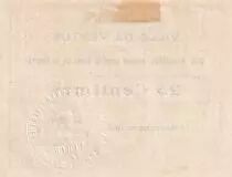 France 25 Centimes - Ville de Vertus - 15-09-1915
