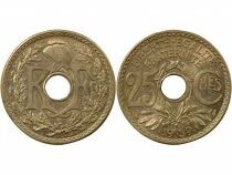 France 25 Centimes, Lindauer, avec Points - 1939 Paris