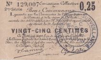 France 25 Centimes Douai Commune - 1916