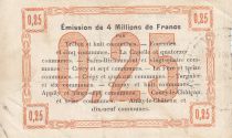 France 25 Centimes Fourmies City - 1915